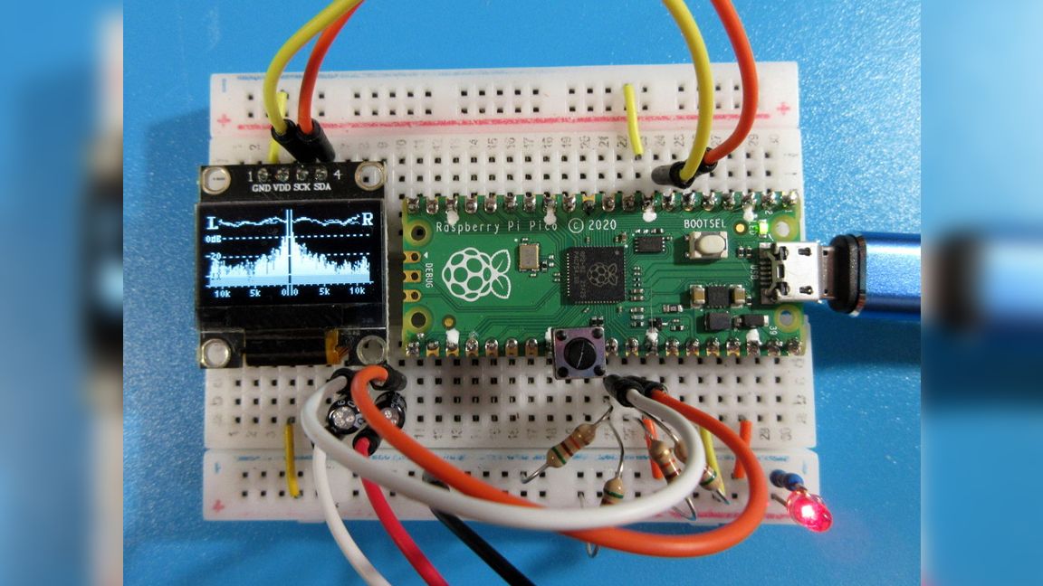 Raspberry Pi Pico Used in DIY Audio Spectrum Analyzer Tom's Hardware