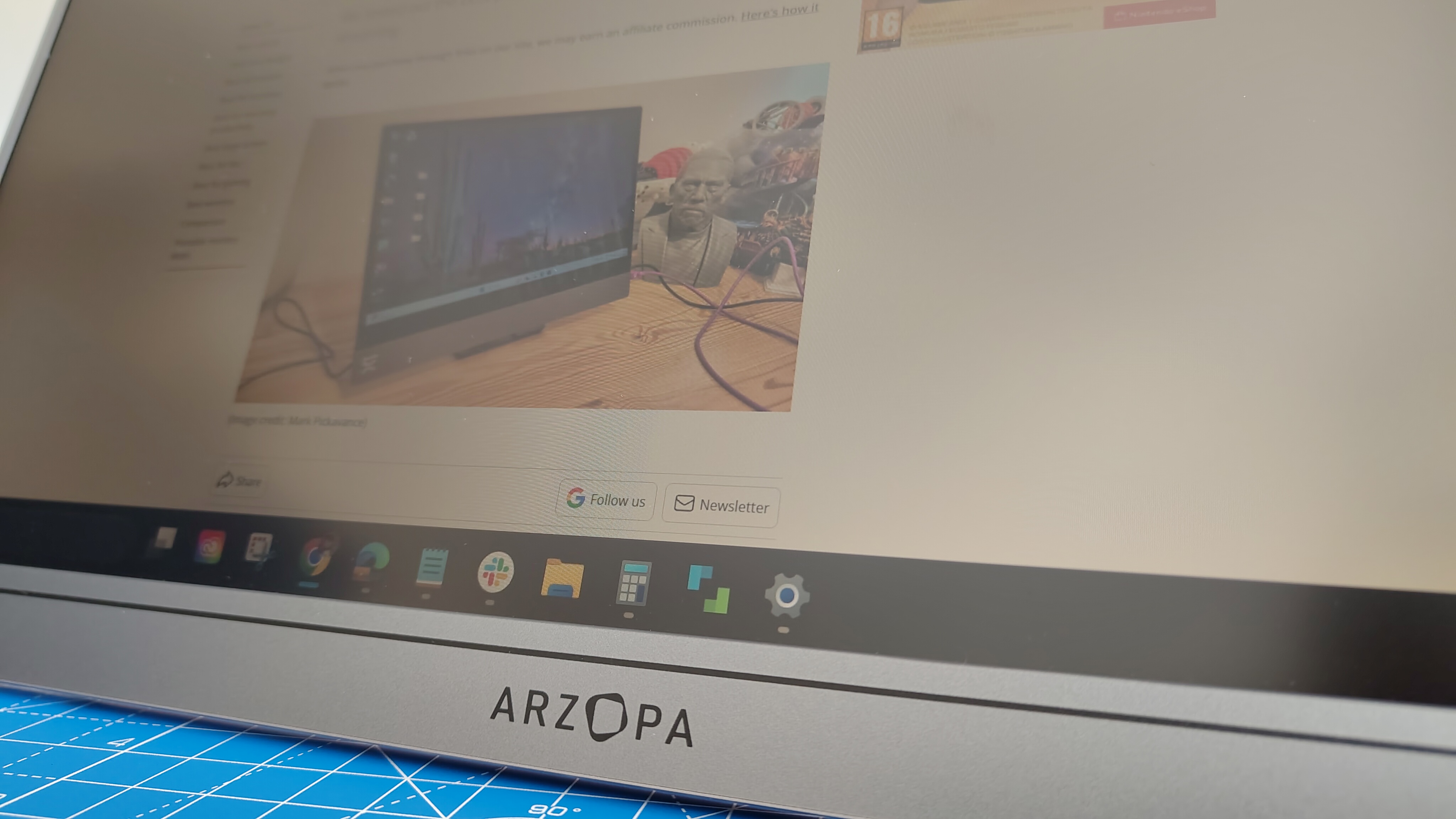 Arzopa Z3FC テスト中