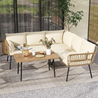 DWVO Boho 4-Piece Patio Furniture Set