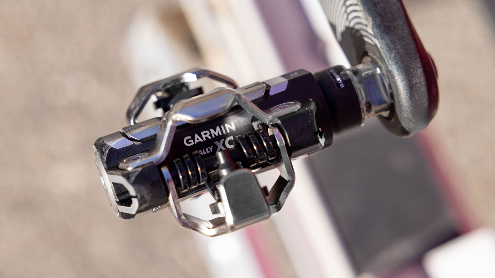 Garmin Rally XC210 power meter pedal