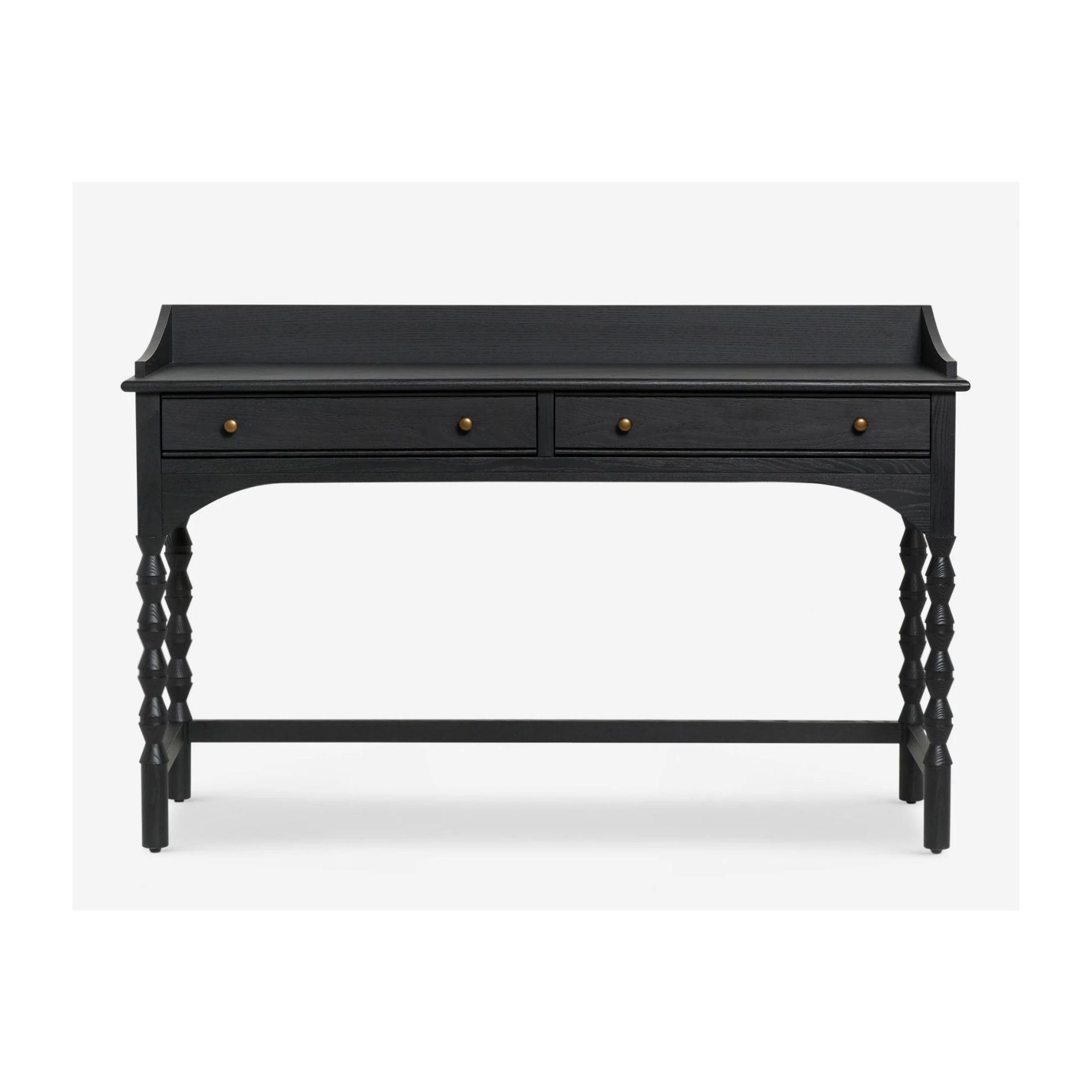lulu and georgia black console table
