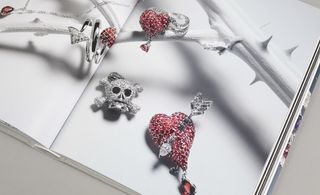 The La Fiance du Vampire collection is fashioned in gold diamonds and spinels