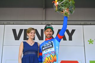 Peter Sagan (Bora-Hansgrohe) leads the BinckBank Tour