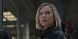 Scarlett Johansson as Black Widow in Avengers: Infinity War
