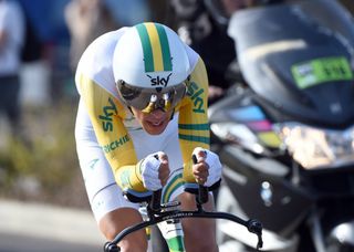 Richie Porte in action during the Paris-Nice 2015 prologue