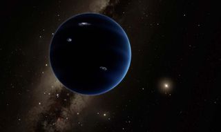 Artist's illustration of "Planet Nine"