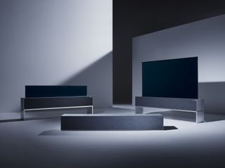 LG OLED R TV with Rollable Design