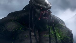 A still of a predator from the trailer for Predator: Killer of Killers