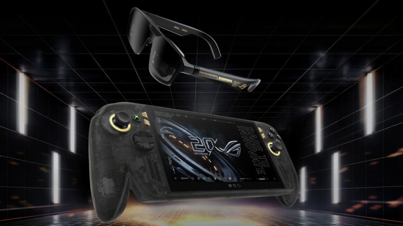 Asus ROG Xbox Ally X20 and Xreal AR glasses
