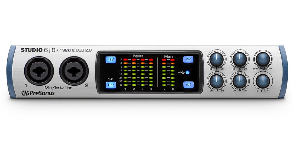 PreSonus Ships Ultra High-Def Studio 2|6 and 6|8 Interfaces