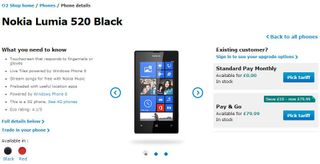 O2 Lumia 520