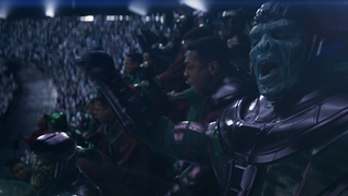 The Council of Kangs from Ant-Man and the Wasp: Quantumania