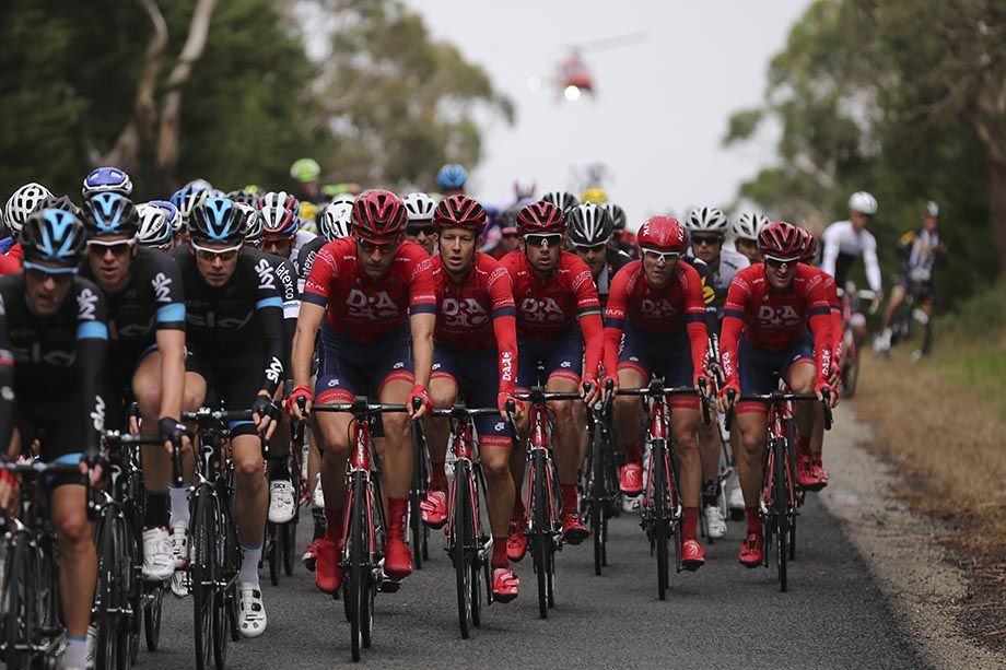 The Drapac guys were riding as a team