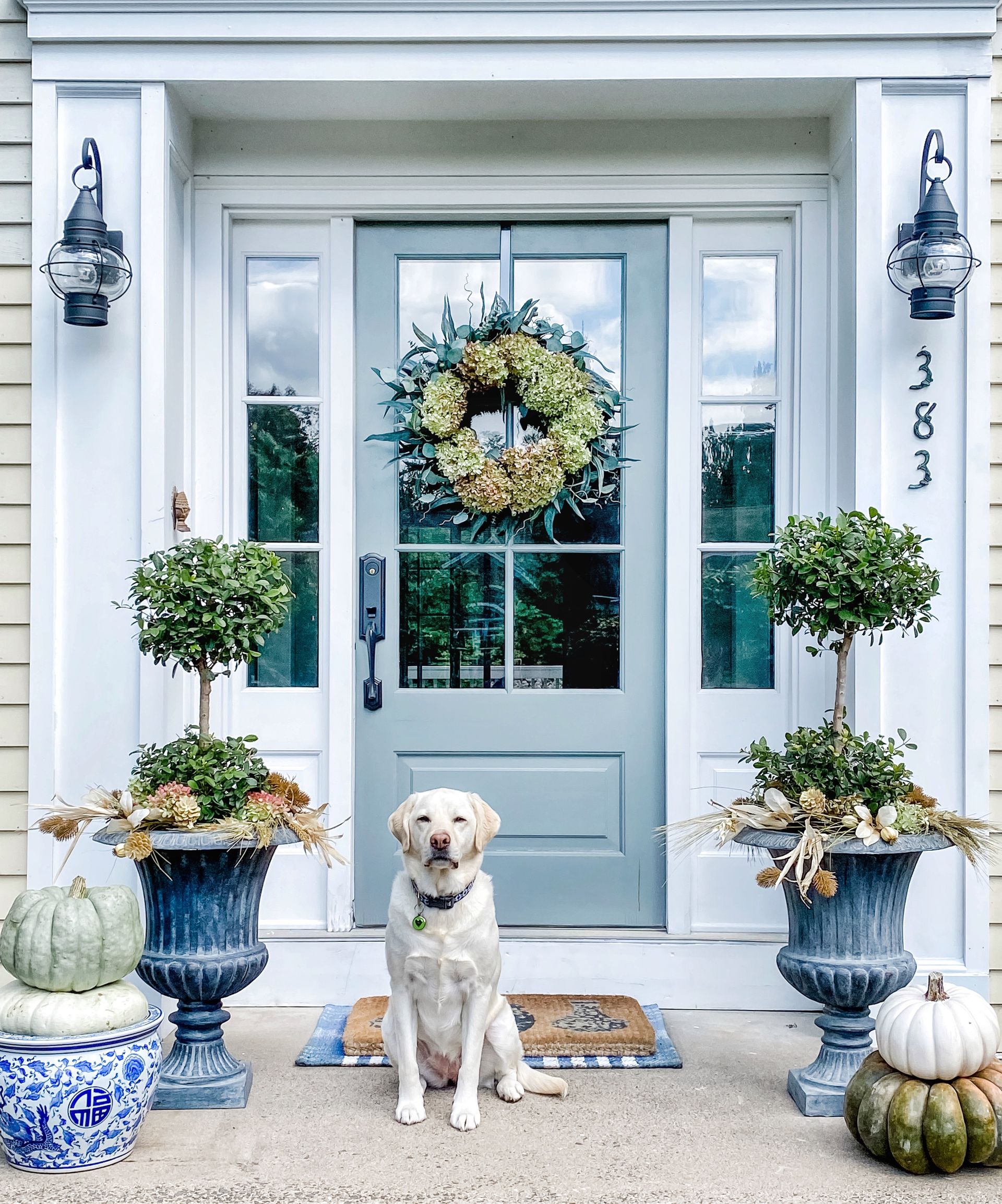 12 fall front door decor ideas for a stylish seasonal display