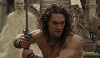 Conan the Barbarian in battle