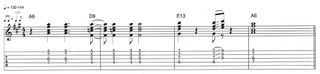 Three chord lesson tab 1