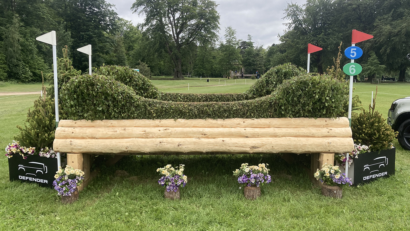 Bramham Horse Trials cross-country course 2023: fence 5