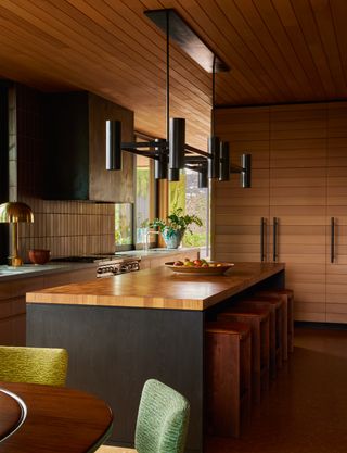 Kitchen, Rustic Canyon Residence