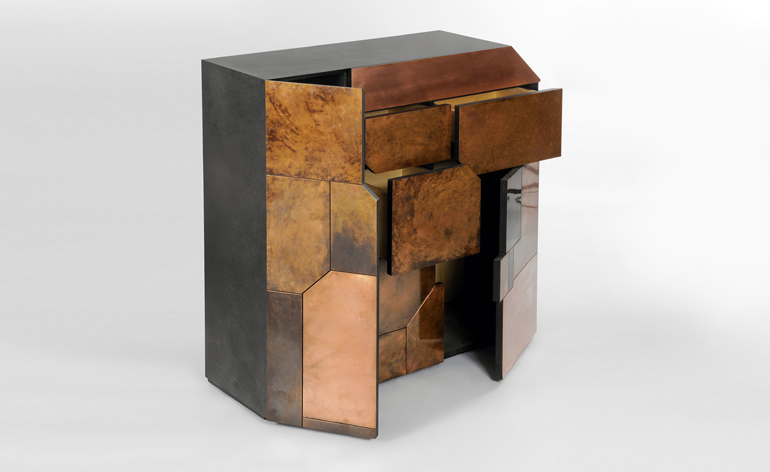 Copper cabinet