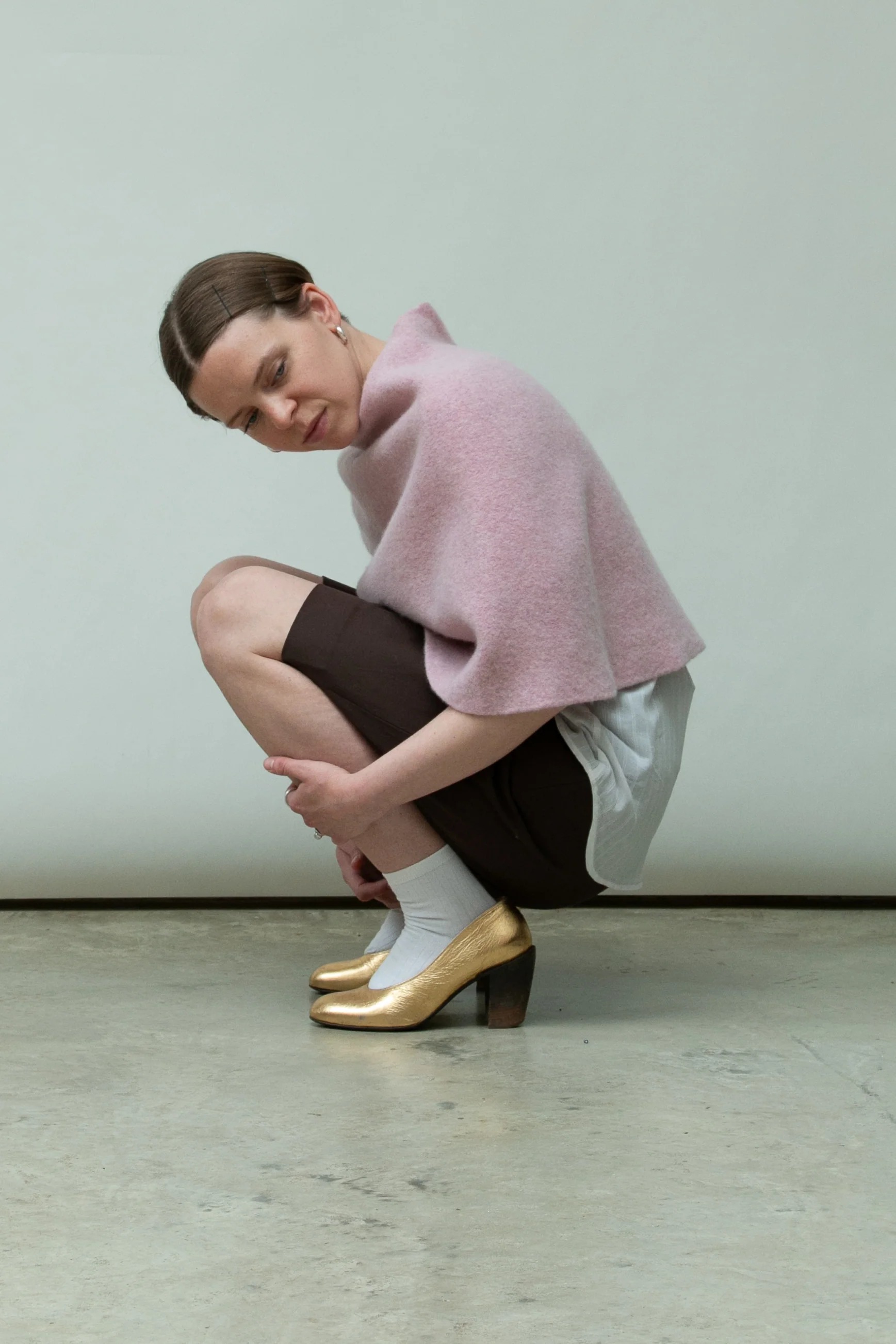 Cecilie Telle Round Long Poncho.