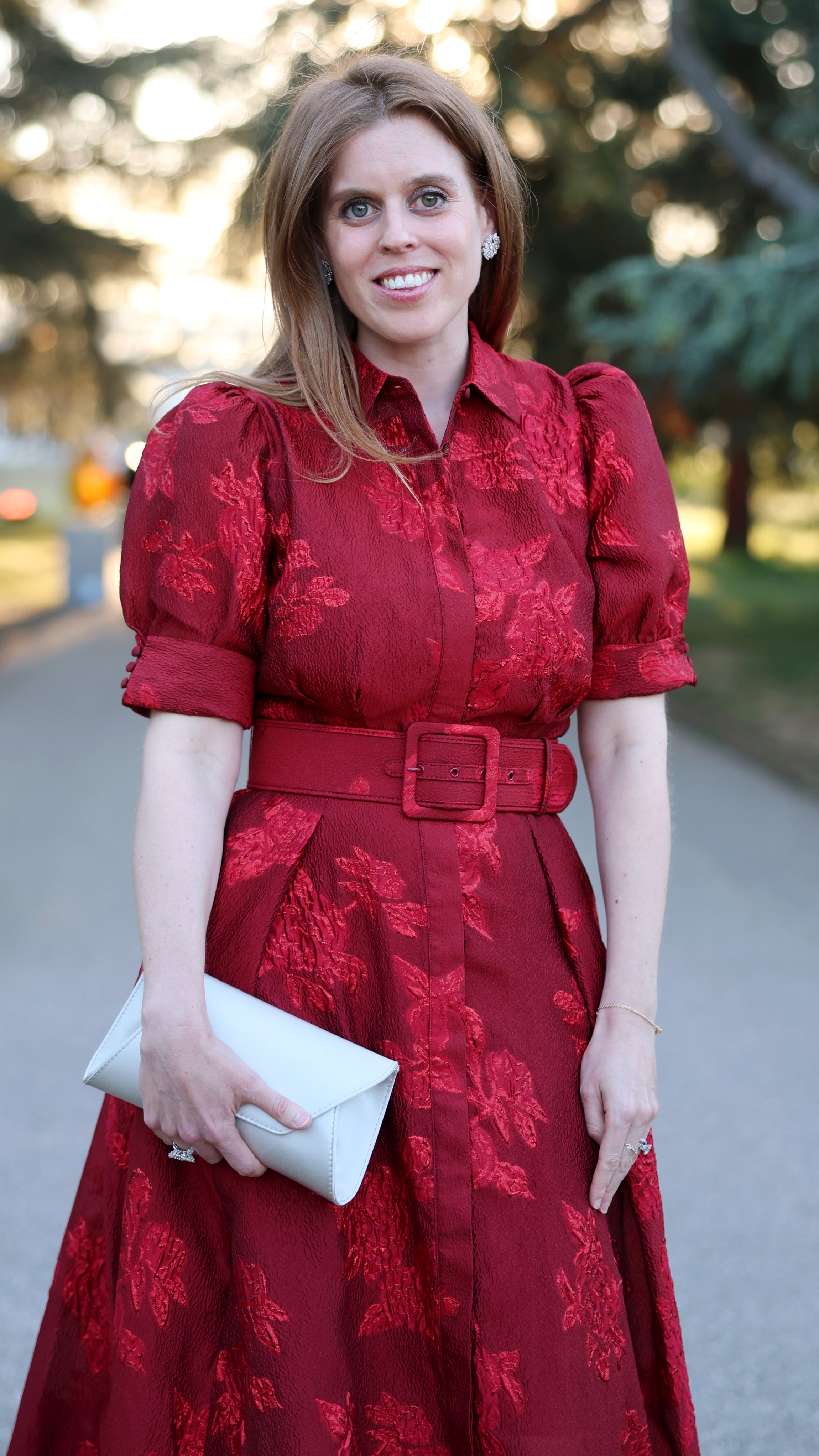 Princess Beatrice of York attends The Elephant Family Evening of Art and Conservation at Kew Gardens on May 13, 2025