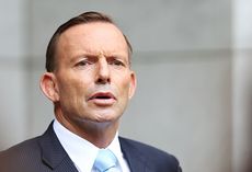 Australian Prime Minister Tony Abbott.