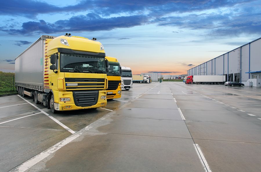 Fleet of lorries