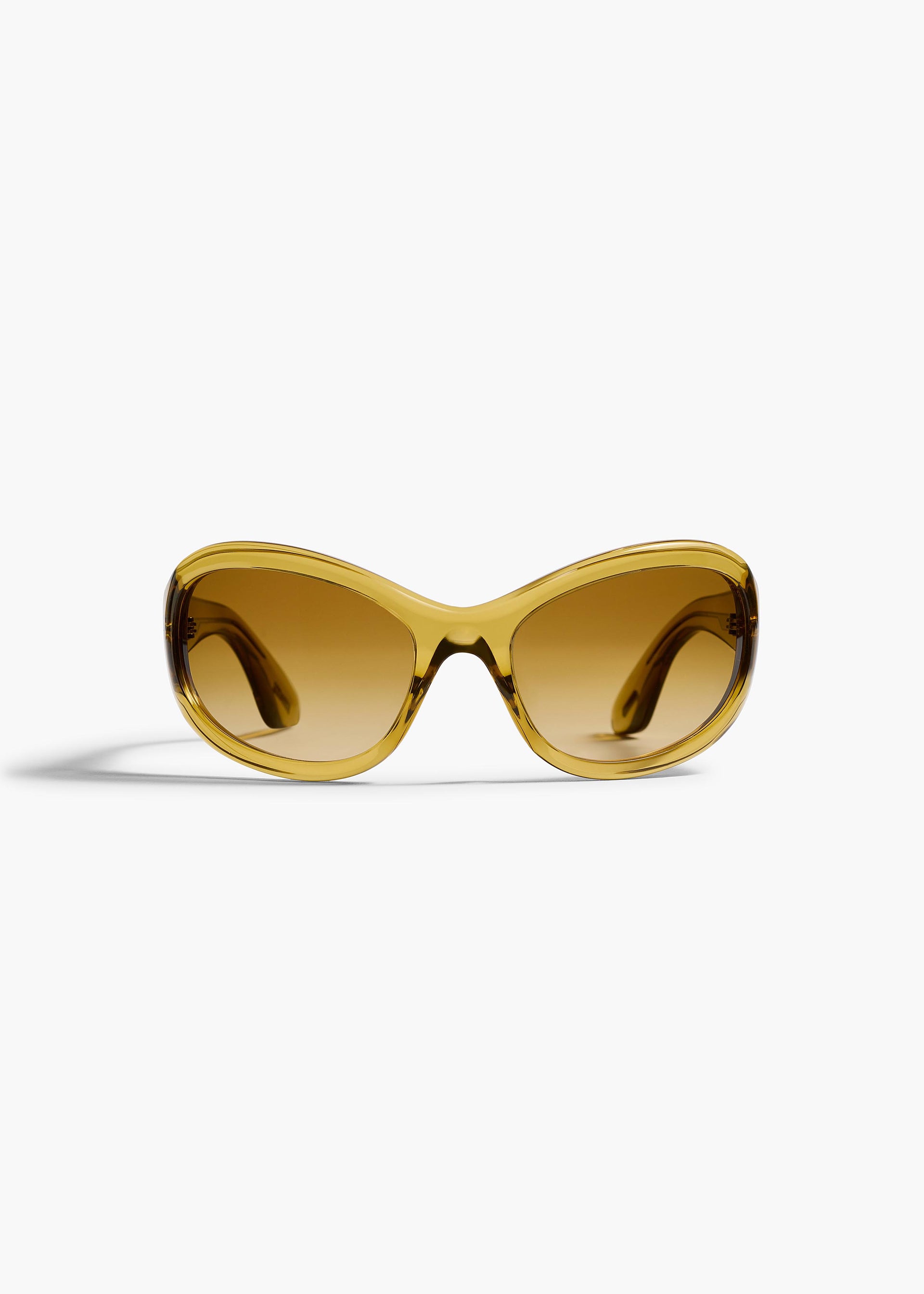 Khaite X Oliver Peoples 1967c in Dark Honey and Amaretto Gradient - O/s / Dark Honey / Amaretto Gradient / 100%ac/100%nylon