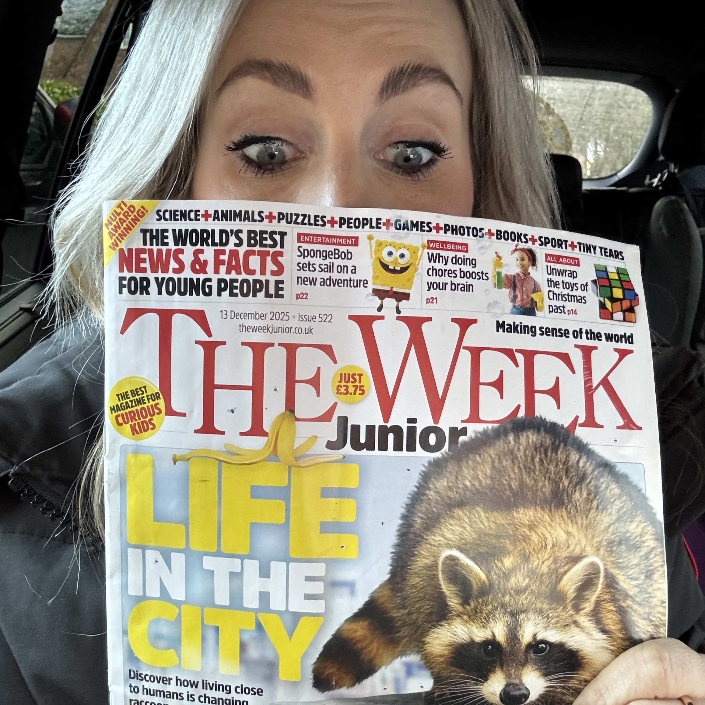 Hannah East with The Week Junior