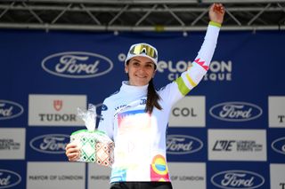 Eleonora Gasparrini, best young rider, RideLondon Classique 2024