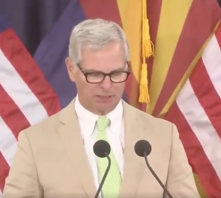 An aide reads John McCain's final message.
