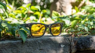 Ray-Ban Meta Smart Glasses Wayfarer style with yellow tinted lenses