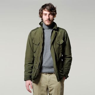 Field jacket in cotton