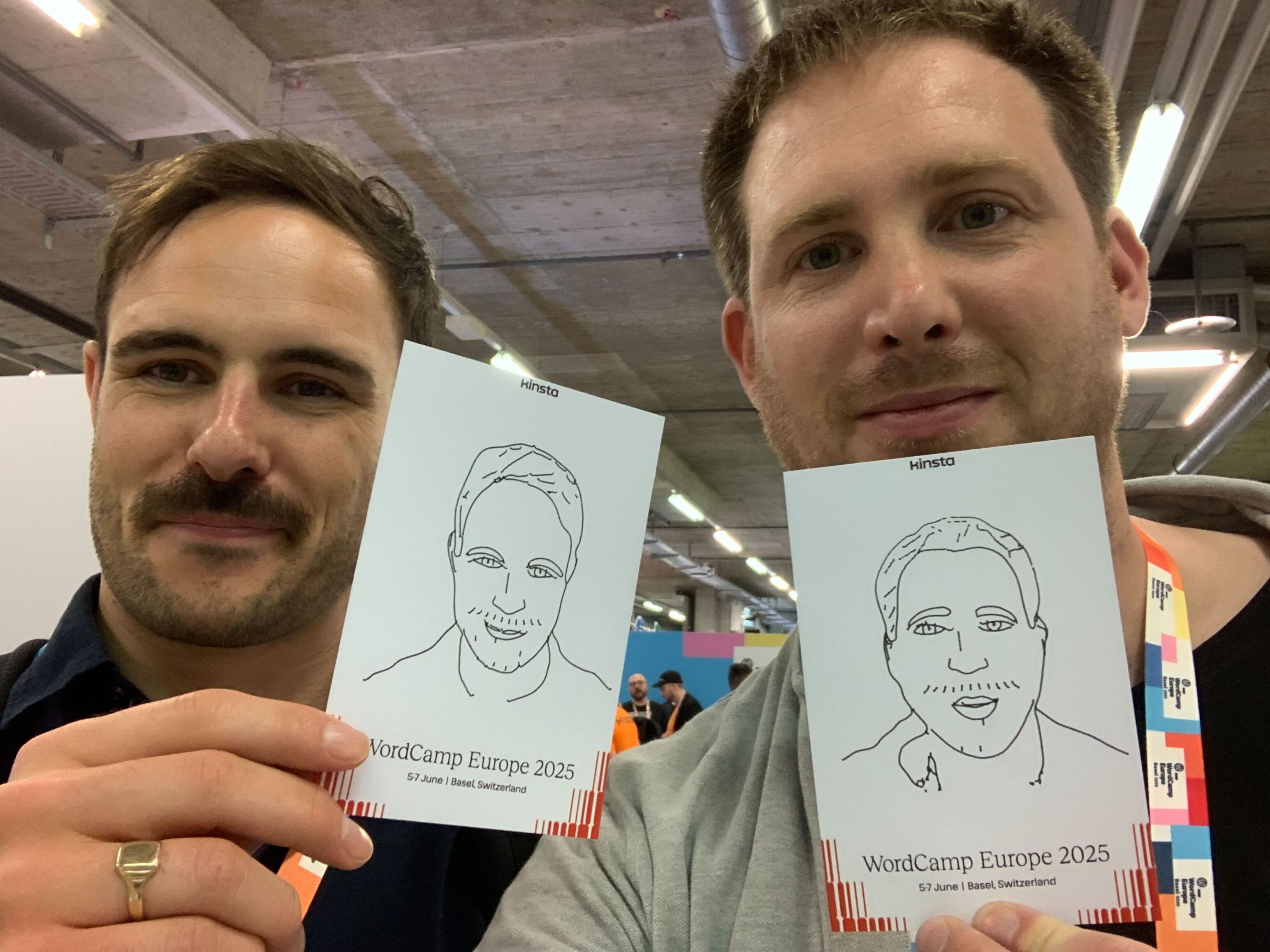 Kinsta stant at WordCamp Europe