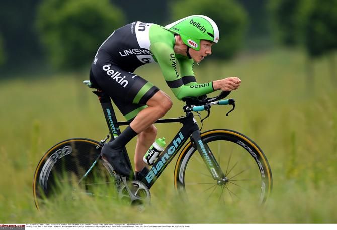 Wilco Kelderman (Belkin) in the time trial