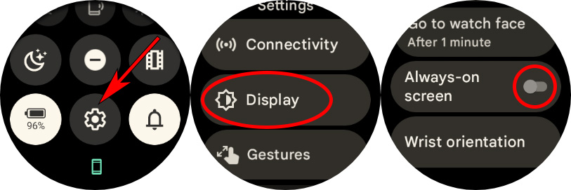 How to disable the always-on display on the Google Pixel Watch 2