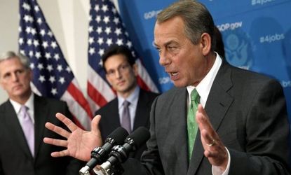 Boehner is caught between warring factions of his party.