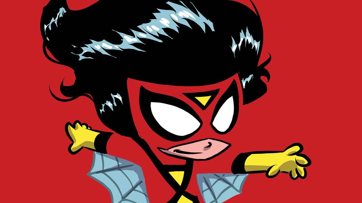 Skottie Young draws the classic Spider-Woman costume for #100 variant ...