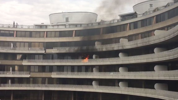 Watergate is burning.