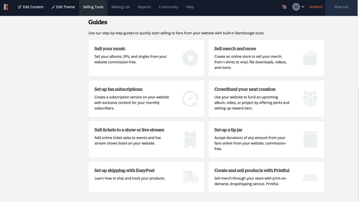 Bandzoogle website builder review TechRadar