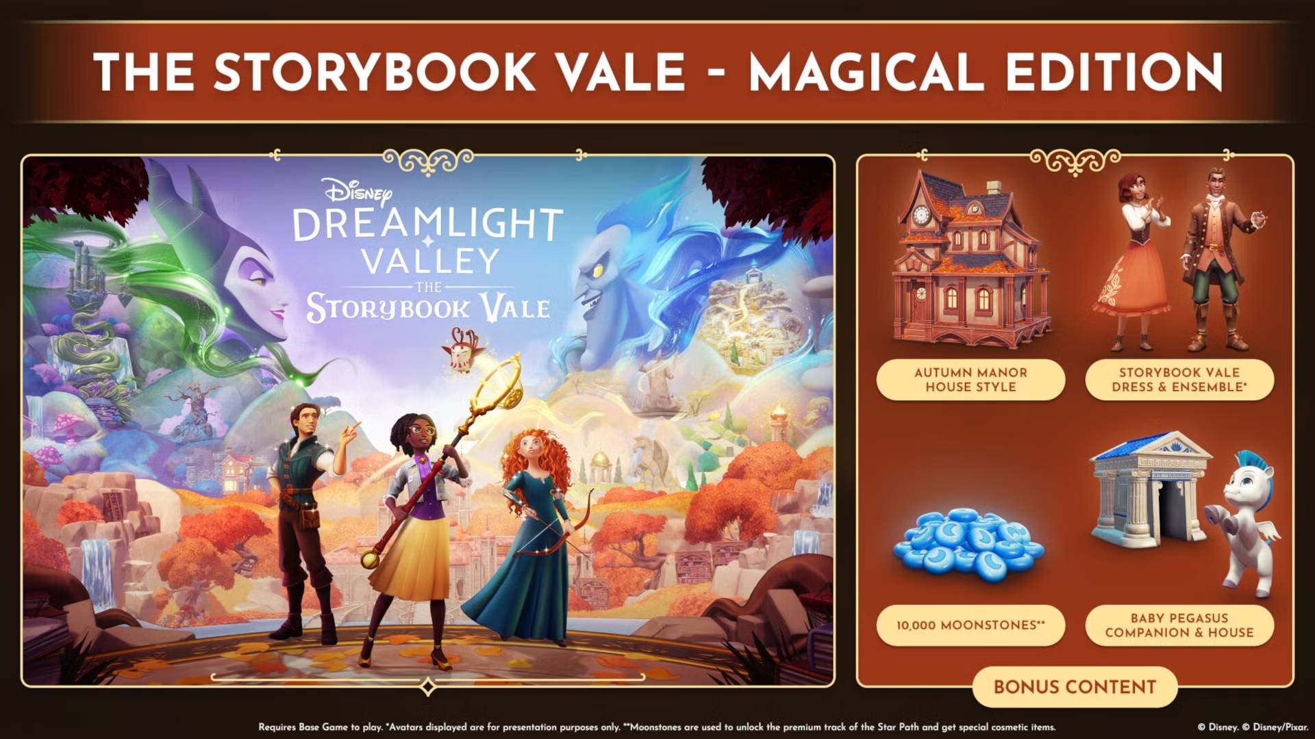 Disney Dreamlight Valley The Storybook Vale editions, explained