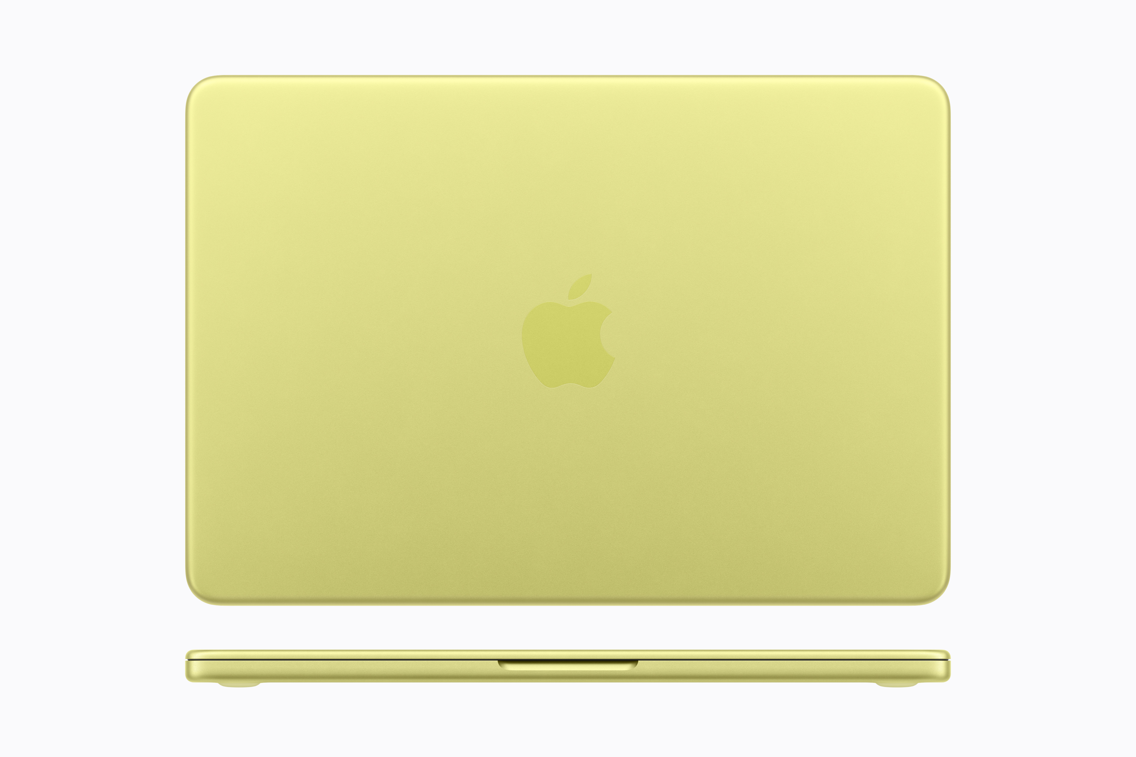 Apple MacBook Neo in citrus