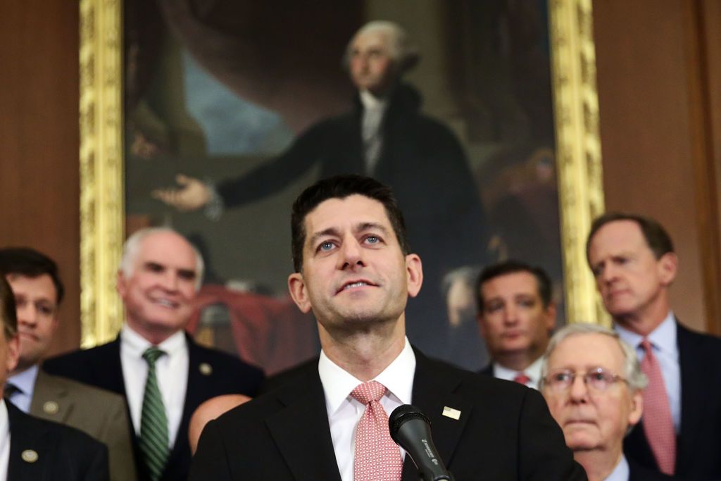 House Speaker Paul Ryan and other congressional Republicans. 