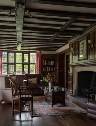 library designed by William Morris in Elizabethan manor - Britain's oldest home