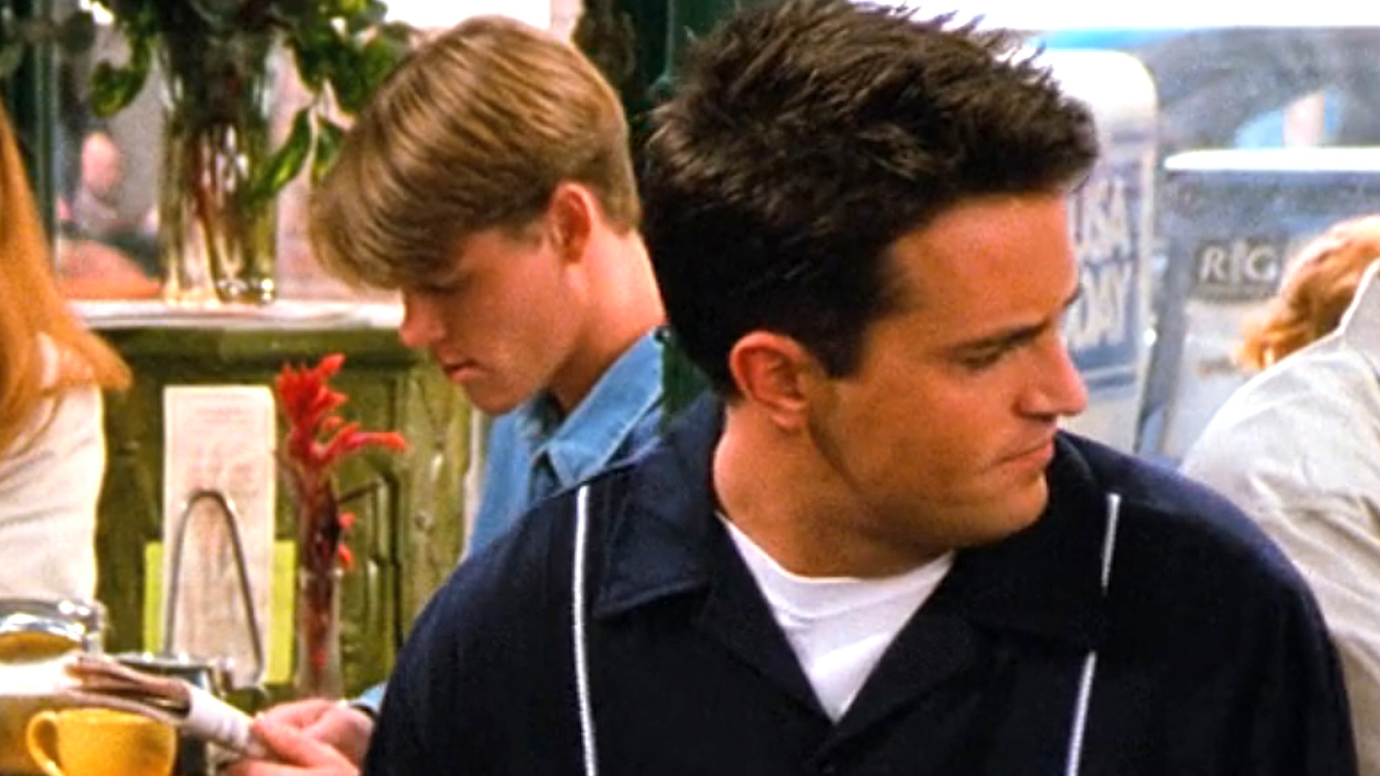 A theory has spread for years that this background actor in Friends Season 2 episode "The One With Five Steaks and an Eggplant" is Matt Damon.