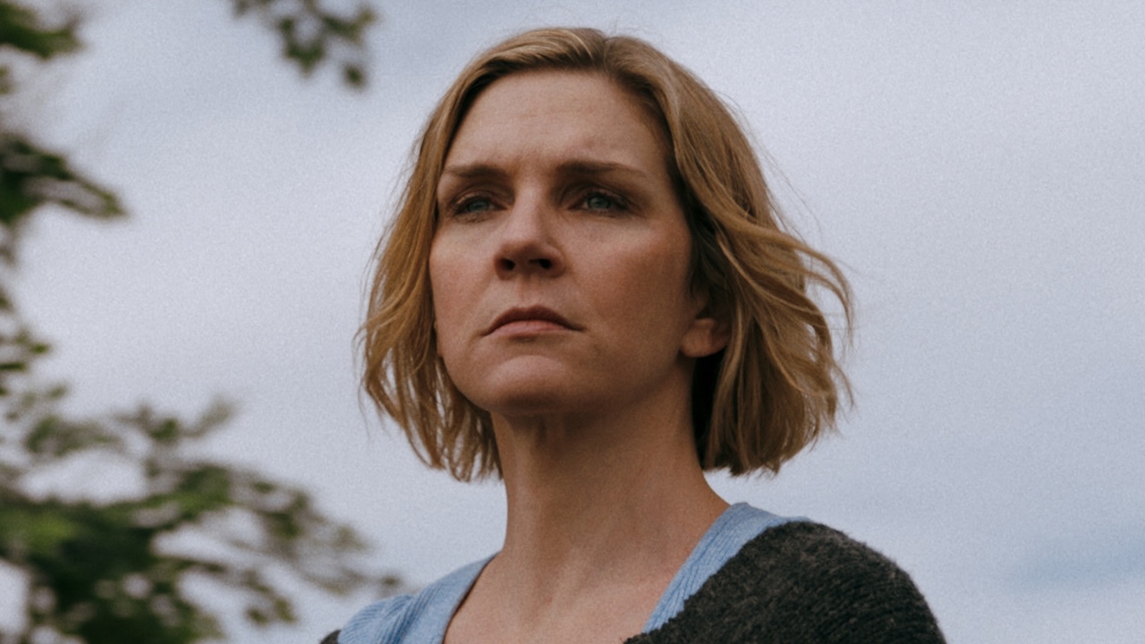 Carol with a serious face in Pluribus Season 1