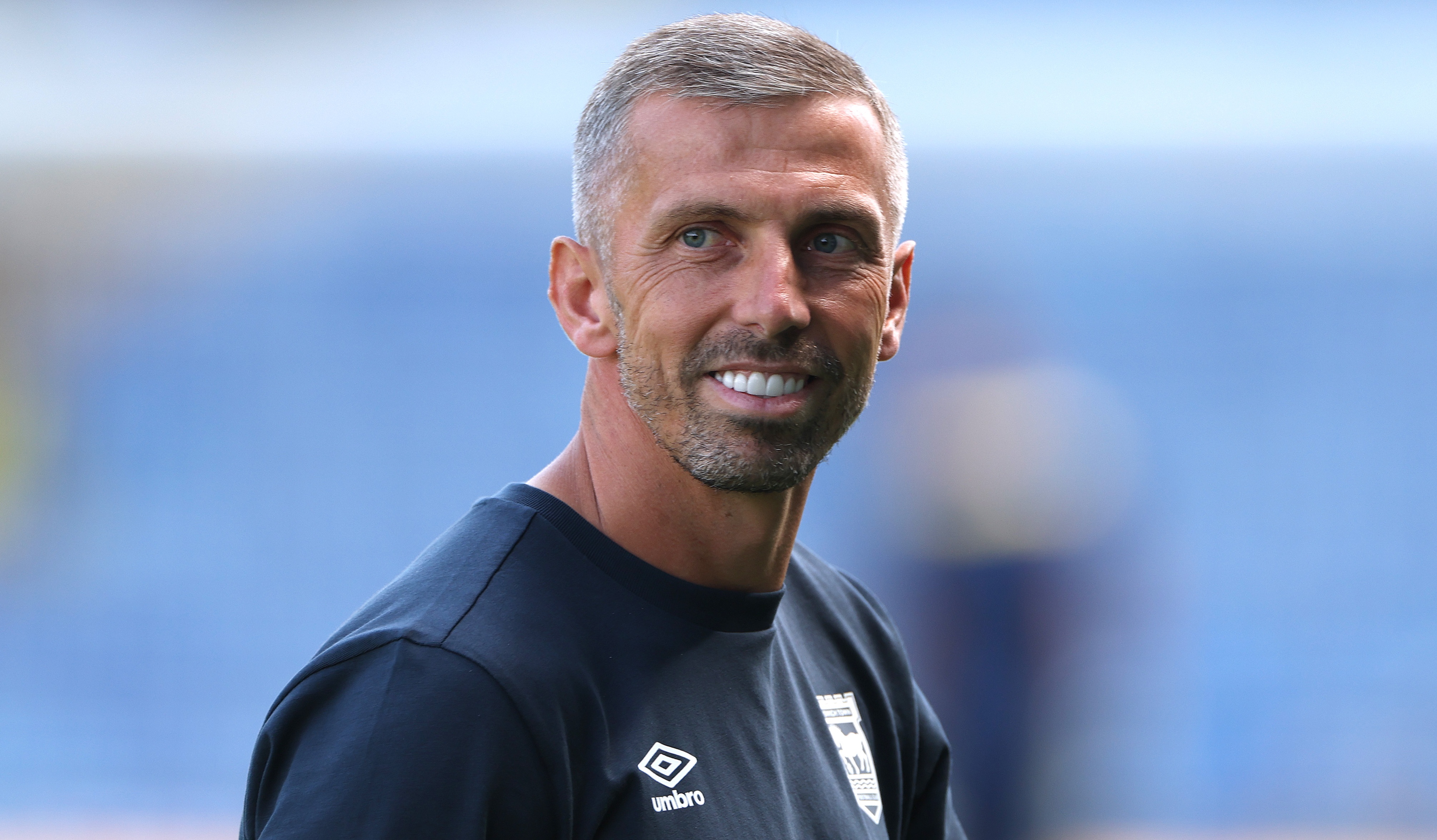 Gary O'Neil, the Ipswich Town manager, looks on during the pre-season friendly match between Oxford United and Ipswich Town at the Kassam Stadium on August 01, 2026 in Oxford, England