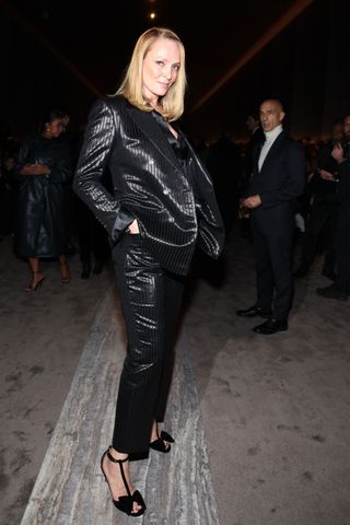 Uma Thurman at Tom Ford AW24 GettyImages-2032400407