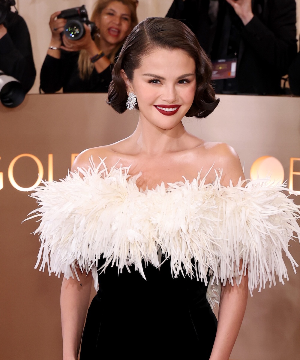Selena Gomez at the Golden Globes.