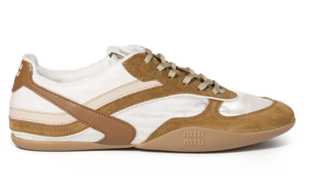 Miu Miu, Gymnasium Technical Fabric and Suede Sneakers